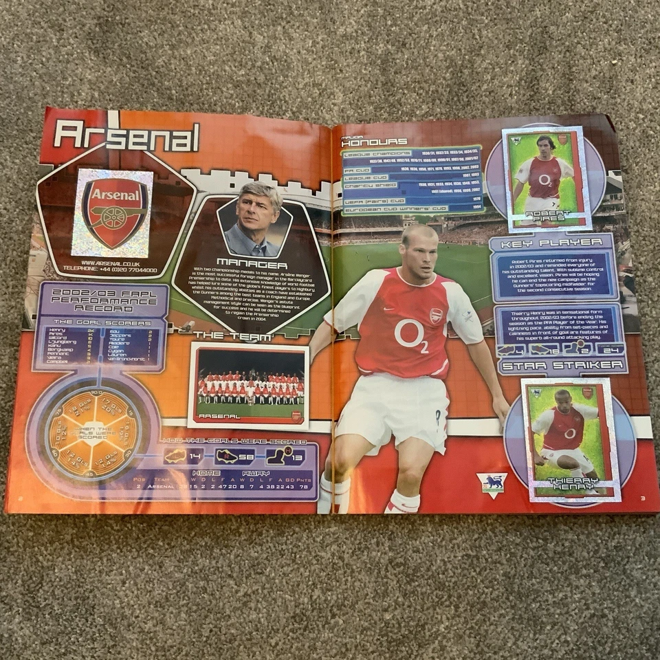 Merlin FA Premier League 2004 Sticker Album 100% Complete Vintage Retro Football - Image 2 of 4