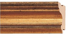 Picture Frame Moulding Wood 100Ft Bundle - Traditional Gold Finish - 2" Width