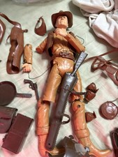 Vintage Cowboy  Native American Western Action Figures with Accessories