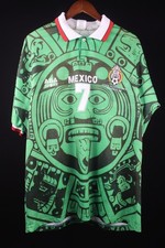 Mexico ABA Sport Jersey 1998 World cup Authentic LARGE 7 RAMIREZ UTILERIA