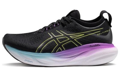 ASICS GEL-Nimbus 25 Wide Low Black Glow Yellow W - 1012B437-004 Shoes