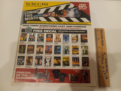 #ad Suncoast Motion Picture Company June 2006 8 pages including front cover amp; back $47.95