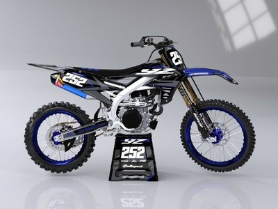 CustomMX: Grafik Kit passend für alle Yamaha YZ YZF WR WRF Modelle 85 12 250 450 426