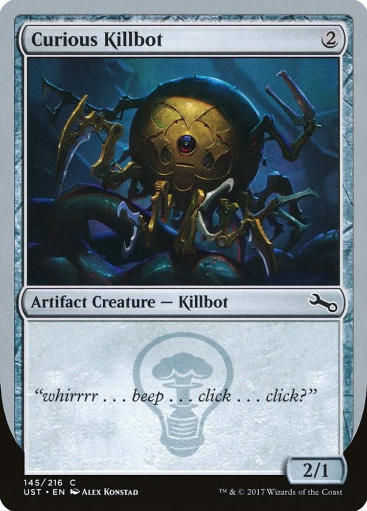 2017 Magic: The Gathering: Unstable - Curious Killbot (#145, C, Near Mint)