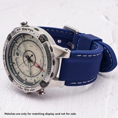 For Timex E-tide Compass T2N720 T2N721 TW2T76300 Men's waterproof soft Silicone