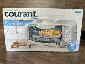 Courant BTO942WU 4-Slice Countertop Toaster Oven White NIB