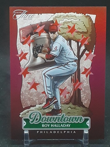 Roy Halladay #1 2025 Panini Three and Two Downtown card