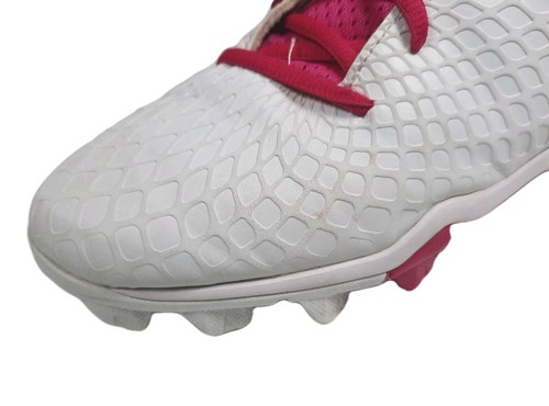 Under Armour Glyde 2.0 RM Softball Cleats/White With Medium Pink/Women's Size 9 - Picture 8 of 11