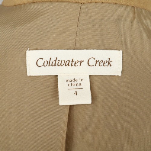 Coldwater Creek Jacket Womens 4 Rust Brown Microsuede Lined Blazer Button Up - Picture 4 of 24