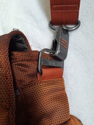 Tumi T-Tech Ballistic Nylon Expandable Messenger Bag Laptop Orange