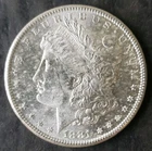 1881 S $1 Morgan Silver Dollar