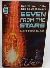 VINTAGE 1962 ACE DOUBLE F-127 7 FROM THE STARS/WORLDS OF IMPERIUM/MZB/ VFN+/NM