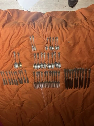 Reed & Barton Antique Sterling Silver (50 pieces) 68 Ozs