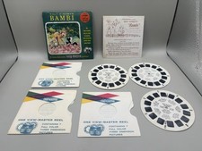 BAMBI WALT DISNEY FT42ABC Viewmaster 3 reels PACKET SET