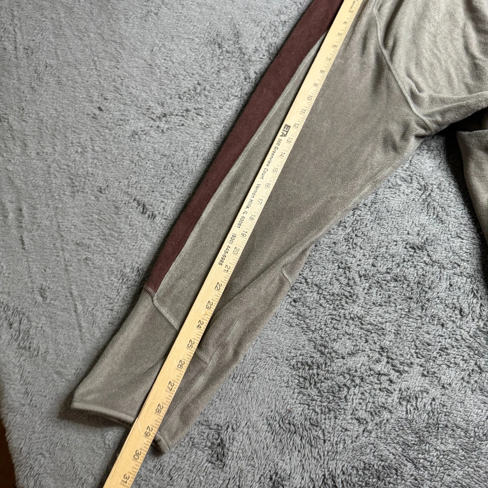 Vintage Horny Toad Mens Sweater Fleece XL Relaxed Fit Pullover Brown Crew Neck - Image 4 of 4