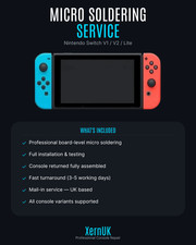 Nintendo Switch V1, V2, Lite Advanced Micro-Soldering Service (Mail-In UK)