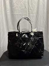Maxx New York BLACK Handbag. New With Tags. Maxx189 Black with Silver Hardware