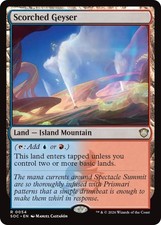 Scorched Geyser MTG R 54 Commander: Secrets of Strixhaven SOC NM