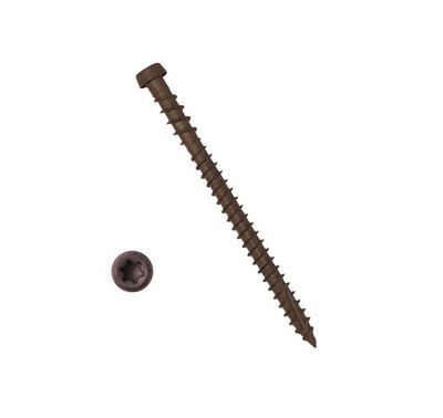 YYLComposite Decking Coated Wood Screw #10x2-3/4Star DriveTorx 20 Type 17 Slo...