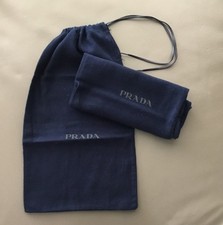 Para satynowych worków na kurz Prada Blue 15x 8