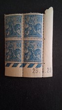 1 coin daté de France de 1929, n° 257 neuf**, côte 20 €