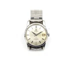 Vintage Omega Seamaster 34mm Silver Date Automatic Mens Wristwatch #WB5064-2