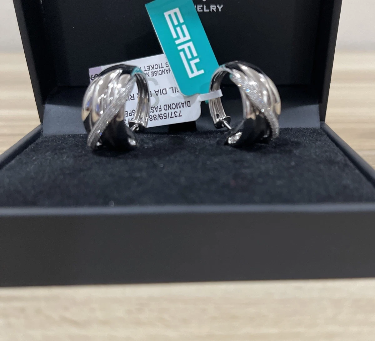 Effy Diamond Earrings Sterling Silver Fine Earrings for sale | eBay