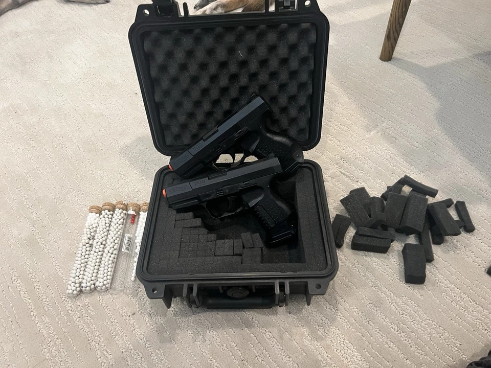 Walther P99 BB guns and pelican 1200 case - Image 2 of 3