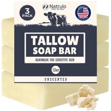 Beef Tallow Soap Bar All Natural Grass Fed Unscented ...