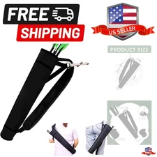 Archery Quiver Back and Hip Quivers Adjustable Arrow Backpack Bag Holder Side...