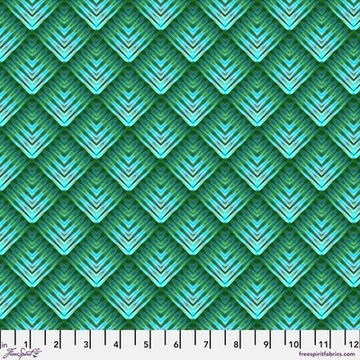Conifer, Sprout - Billy Reue, Mosaic, Quilt Fabric 100% Cotton By the Yd