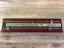 Original Vintage BILLIARDS POOL SNOOKER WALL HANGING SCORER SCORE TABLE TIMBER