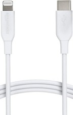 Amazon Basics USB-C to iPhone Charger Cable MFi 6ft White
