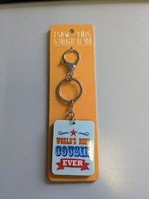 World's Best Cousin Ever Key Chain