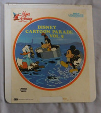 CED VideoDisc Disney Cartoon Parade Volume 5 1983