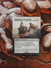 Magic the Gathering Masterwork of Ingenuity Hand Painted Unique Custom MTG Alter