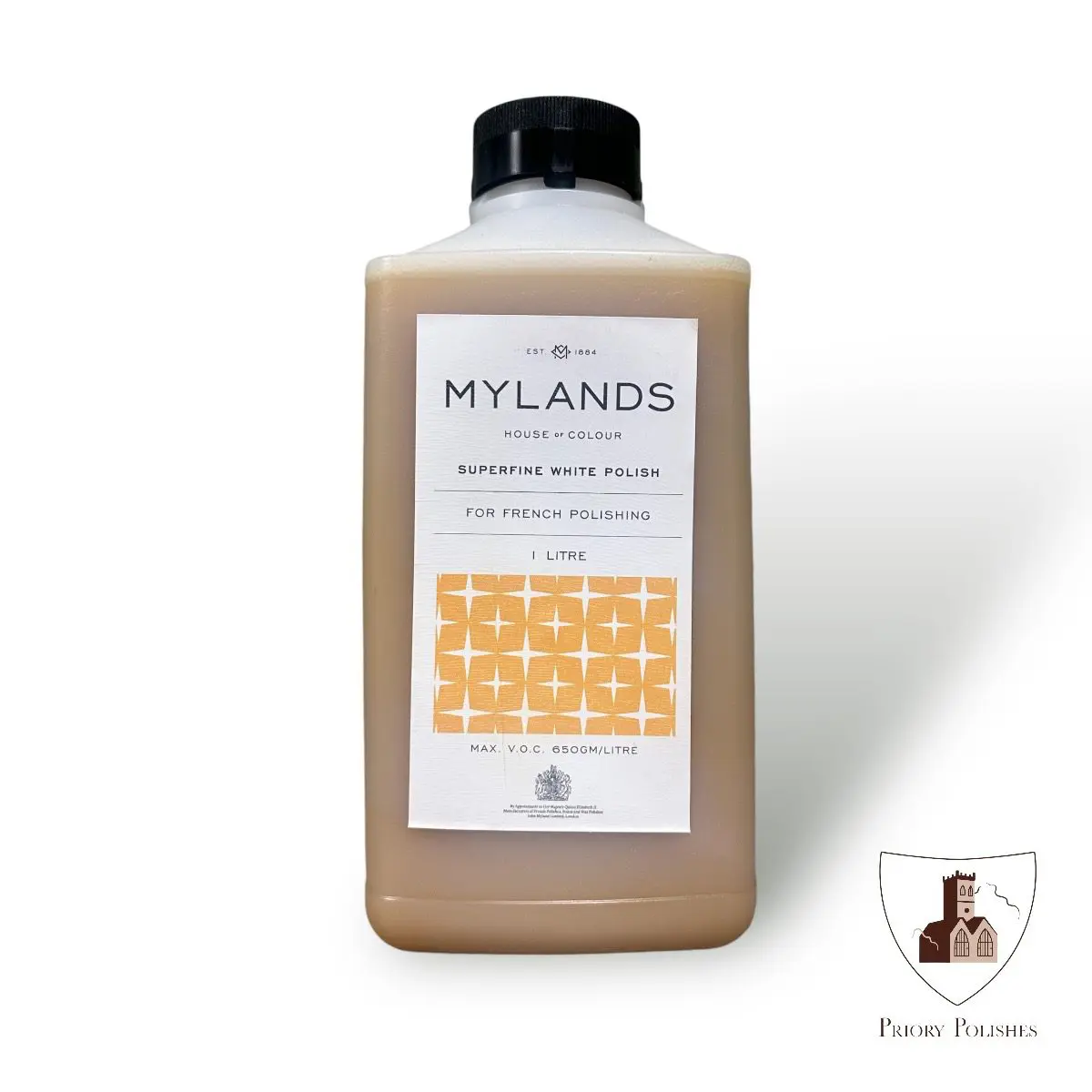 Mylands Superfine White Polish  1 Litre | Free P&P