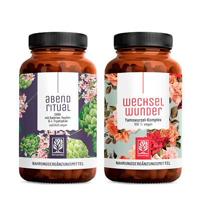 Yamswurzel GABA420 Baldrian Eisen Abendritual Wechselwunder Paket NATURTREU 