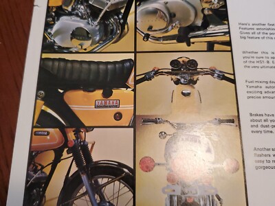 VINTAGE 1969 Yamaha 90 HS1-B Sales Literature | eBay