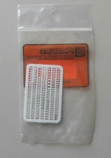 1/16 Inch Plastic Letters LAYOUT DIORAMA HOBBY PLASTRUCT 96001