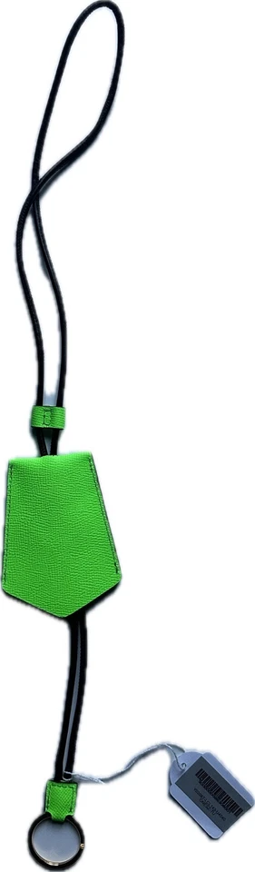 Porta llaves de cuero verde neón Tom Ford nuevo con etiquetas Foto 3 de 4