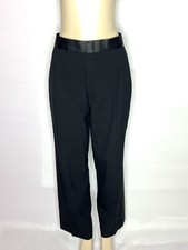 Vintage Bill Blass Tuxedo Pant Front Pleated Made In USA Size 36