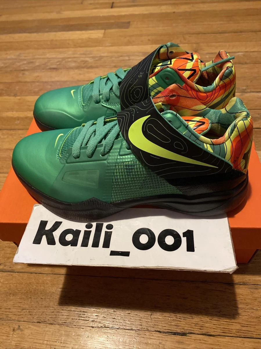 Nike Air Zoom KD 4 IV GS Size 5y Weatherman Nerf Christmas