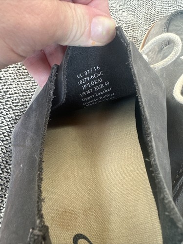 Olukai Holokai Lace Up 10279-6c6c Men's Grey Suede Leather Shoe Size 7 Eu 40 - Picture 6 of 6