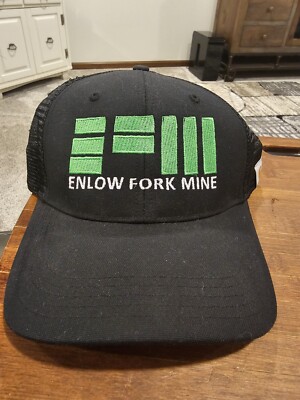 Enlow Fork Coal Mine Hat Cap Snapback Trucker  Claysville Pennsylvania (H3)