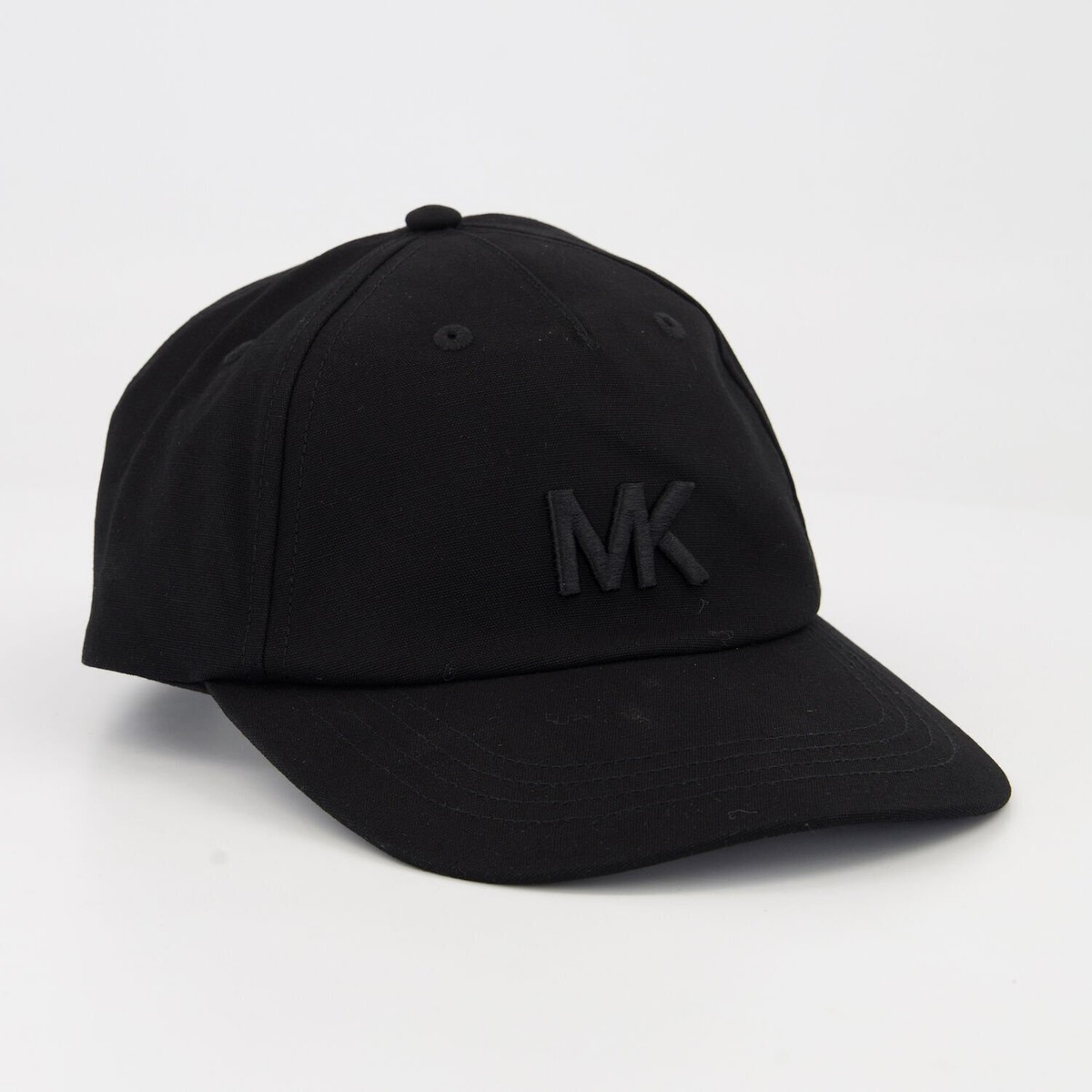 Michael Kors Black MK Logo Strap Back Baseball Cap Hat Unisex One