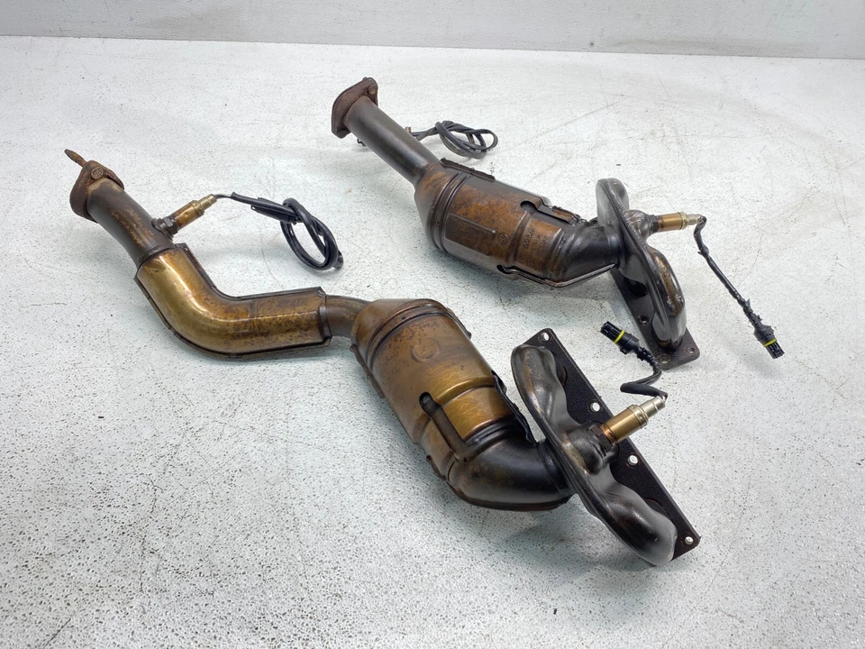 01-05 BMW E46 330XI X3 AWD M54 Colector de escape del motor Juego convertidor Cat OEM✅ Foto 3 de 4