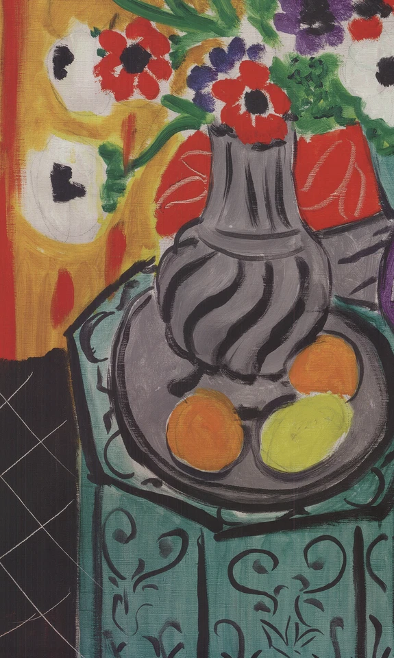 HENRI MATISSE 紫色长袍和海葵 33 英寸 x 24 英寸偏移石版画 2004 Impressi — 第 3/4 张图片