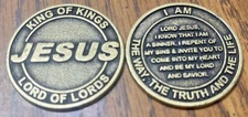 1 Lord JESUS Metal COIN Challenge Christian GOD Bible Love Way Truth Life Church