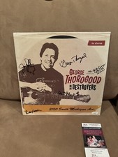 George Thorogood 2120 S Michigan Ave Album Signed by George + 4 Band Members JSA